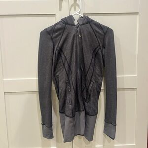 lululemon athletica Gray Hooded Jacket